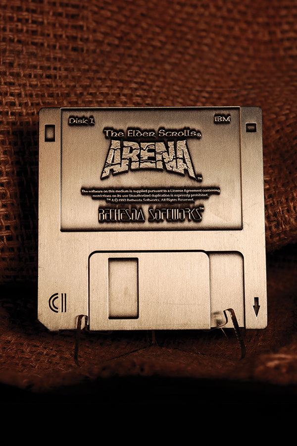 Alternative view of The Elder Scrolls Arena Commemorative Floppy Disk (Antique Silver Edition)