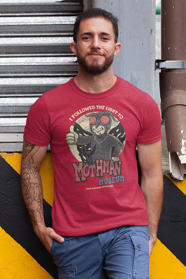 Alternative view of Fallout Mothman Museum Tee