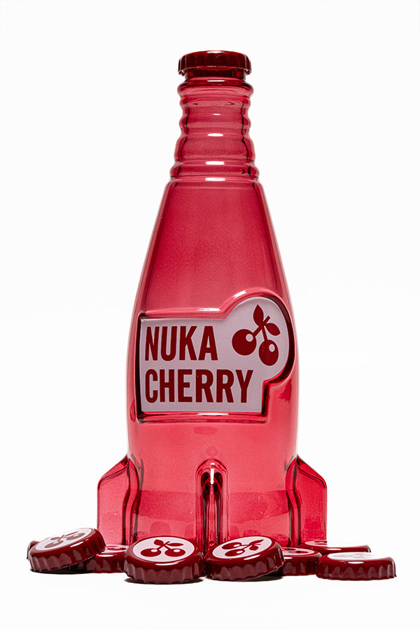 Alternative view of Fallout Nuka Cherry Glass Bottle & Caps