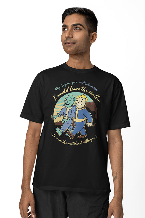 Alternative view of Fallout Wasteland Valentine Tee (GWP Card)