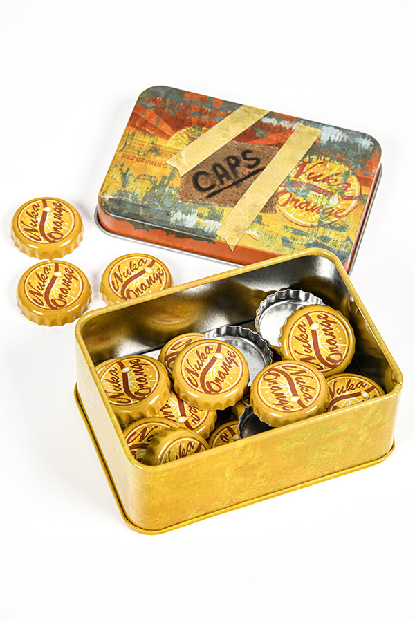 Alternative view of Fallout Bottle Cap Series: Nuka-Cola Orange with Collectible Tin