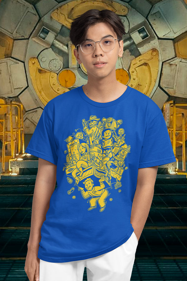 Alternative view of Fallout Series 1 Year in the Wasteland Tee