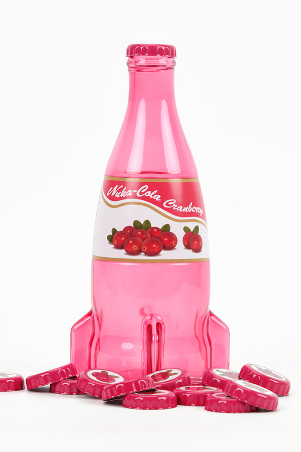 Alternative view of Fallout Nuka-Cola Cranberry Glass Bottle & Caps