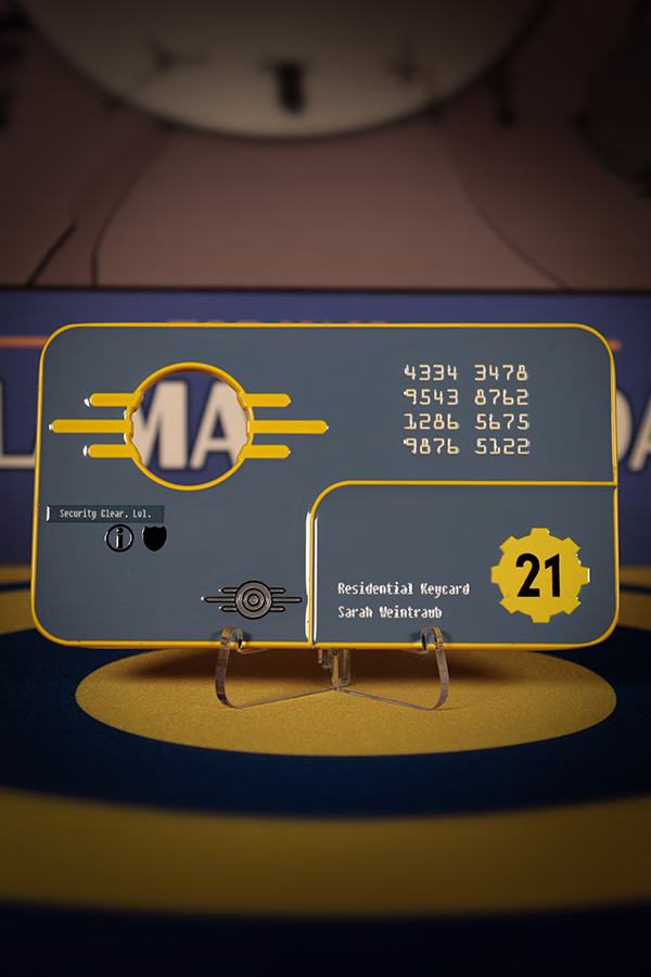 Fallout: New Vegas Vault 21 Security Keycard Replica - Image 2