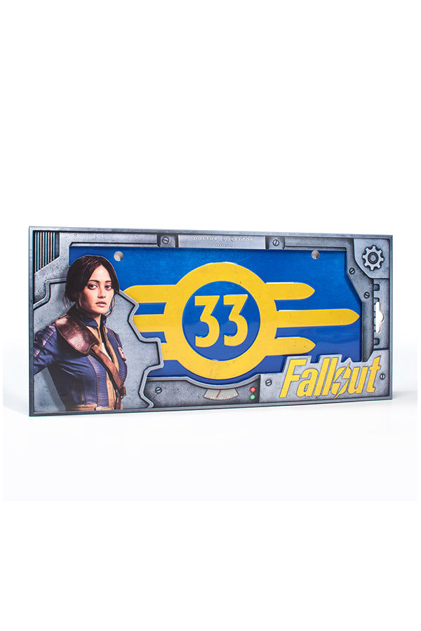 Fallout Series Vault 33 Metal License Plate - Image 3