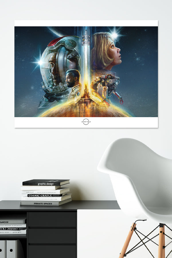 Starfield Journey Through Space Lithograph - Image 3
