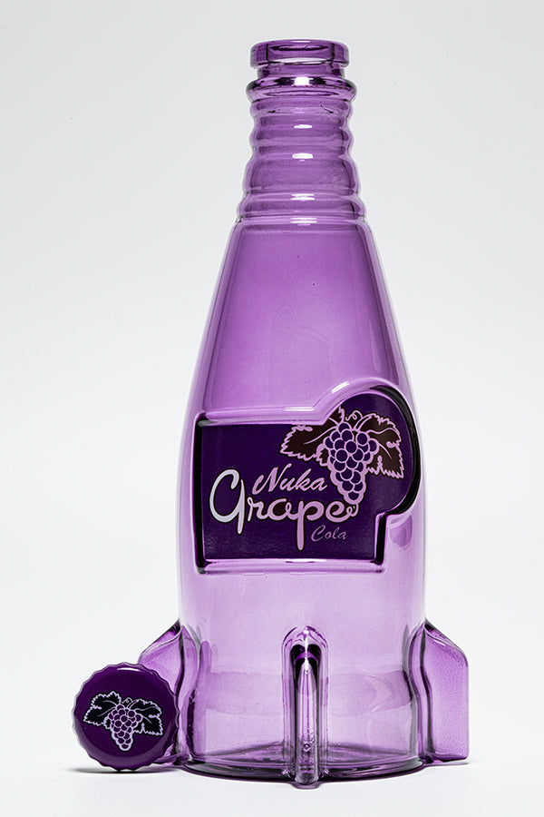 Fallout Nuka Grape Glass Bottle & Caps - Image 3