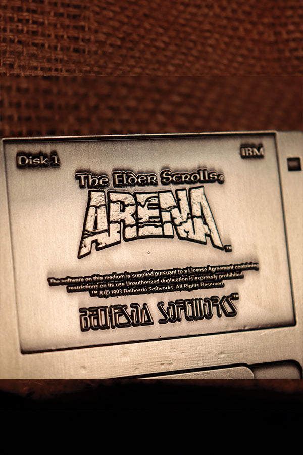 The Elder Scrolls Arena Commemorative Floppy Disk (Antique Silver Edition) - Image 3