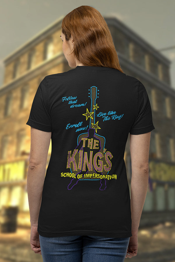 Fallout New Vegas The Kings School of Impersonation Tee - Image 3