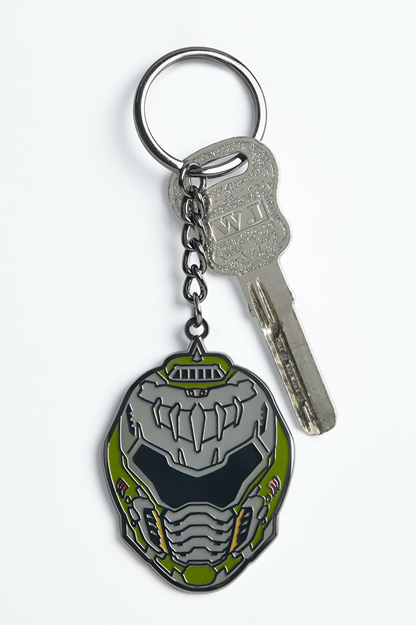 DOOM: The Dark Ages Slayer Helmet Keychain - Image 3