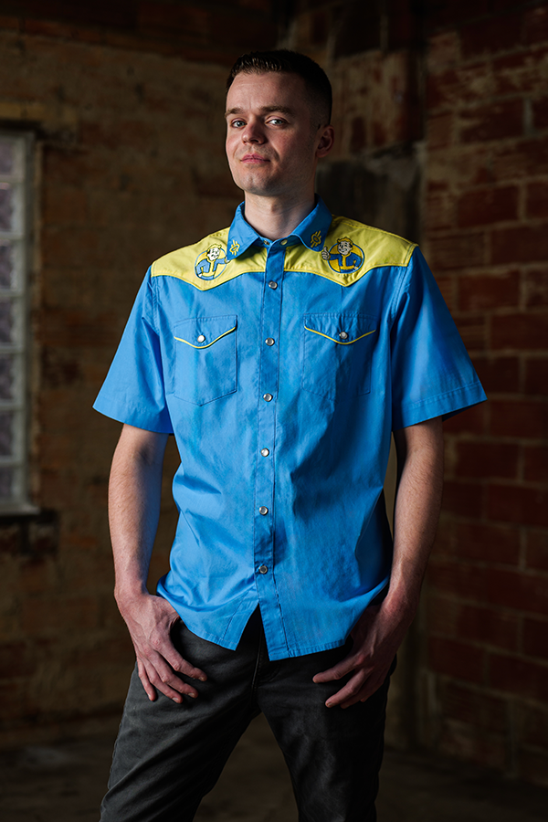 Fallout Vault-Tec Cowboy Button-Up Shirt - Image 3