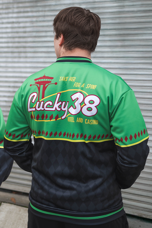 Fallout New Vegas Lucky 38 Bomber Jacket - Image 3