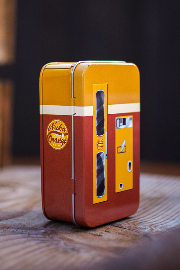 Fallout Nuka Orange Coin Mini Fridge Tin - Image 3