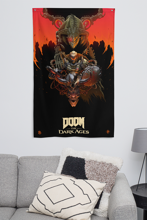 DOOM: The Dark Ages Luke Preece x Billelis Wall Banner - Image 3