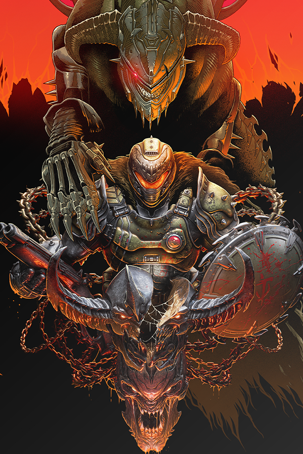 DOOM: The Dark Ages Luke Preece x Billelis Lithograph (Limited Edition) - Image 3
