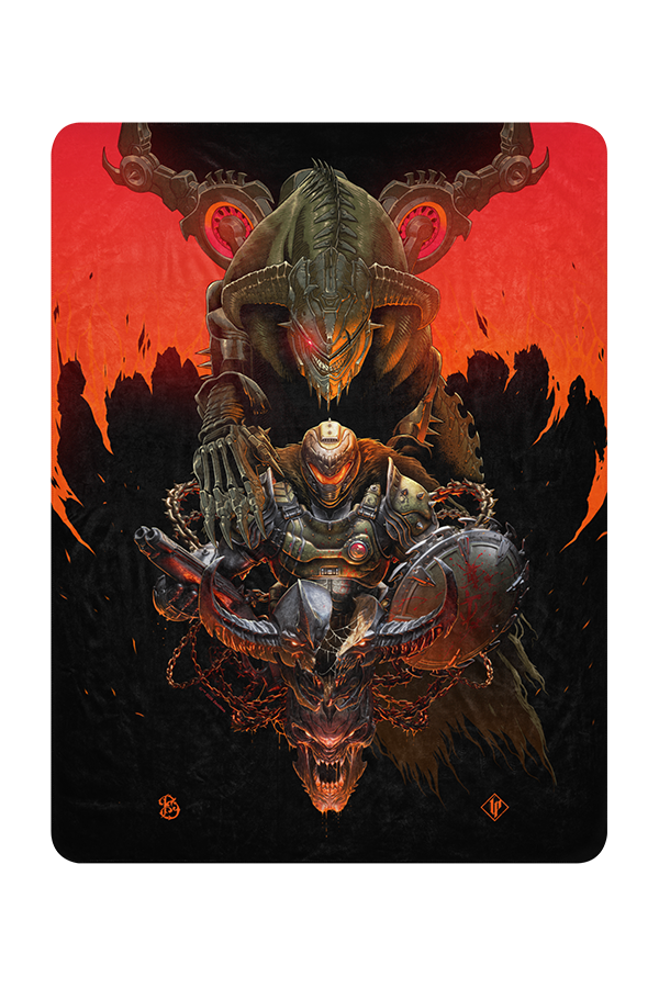 DOOM: The Dark Ages Luke Preece x Billelis Throw Blanket - Image 3
