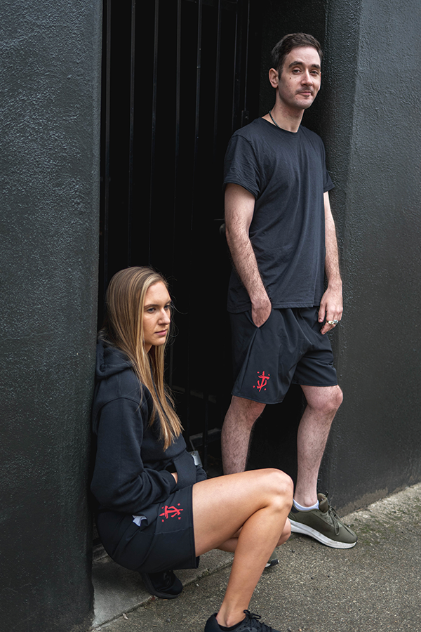 DOOM Run Like Hell Athletic Shorts - Image 3