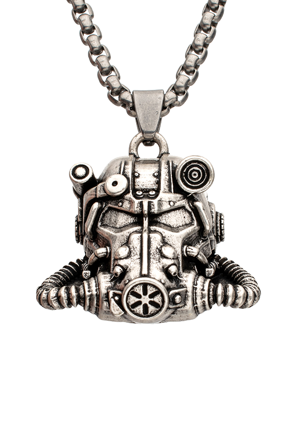 Fallout T-60 Helmet Pendant Necklace - Image 4