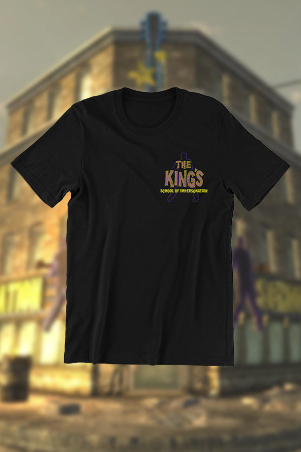Fallout New Vegas The Kings School of Impersonation Tee - Image 5