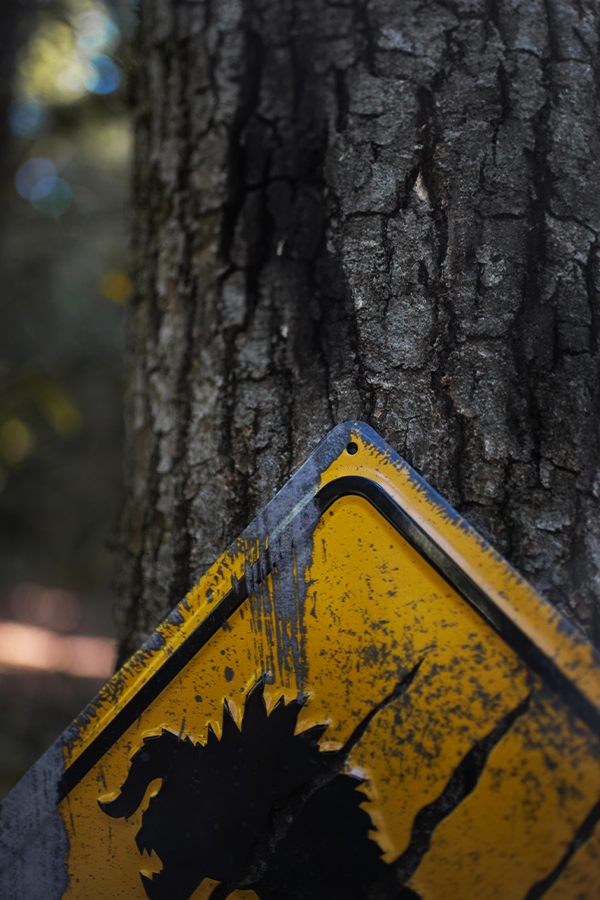 Fallout Deathclaw Crossing Metal Sign - Image 4
