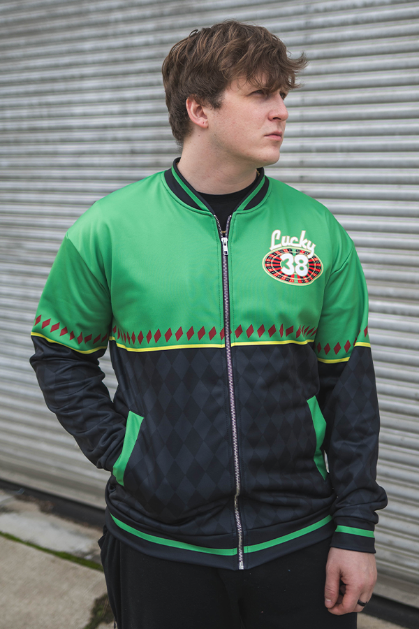 Fallout New Vegas Lucky 38 Bomber Jacket - Image 4