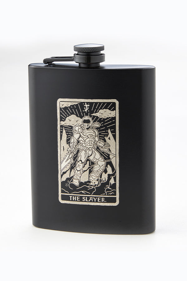 DOOM Slayer Tarot Flask - Image 2