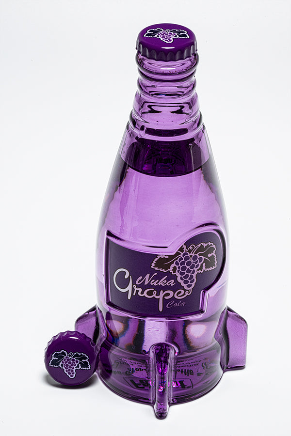 Fallout Nuka Grape Glass Bottle & Caps - Image 4