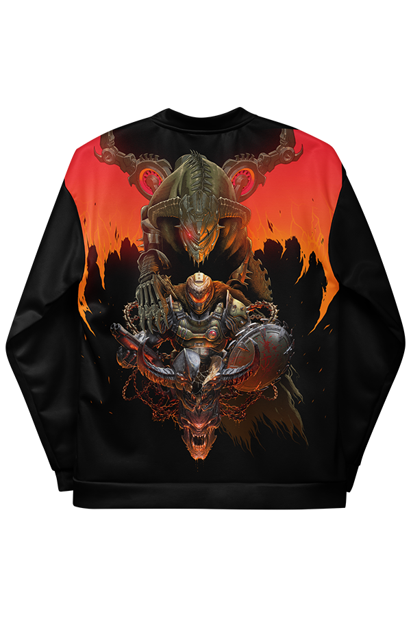 DOOM: The Dark Ages Luke Preece x Billelis Bomber Jacket - Image 4