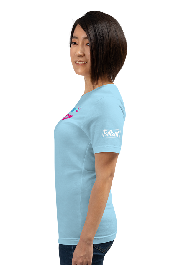 Fallout Hot Pink Fusion Flea Tee - Image 4