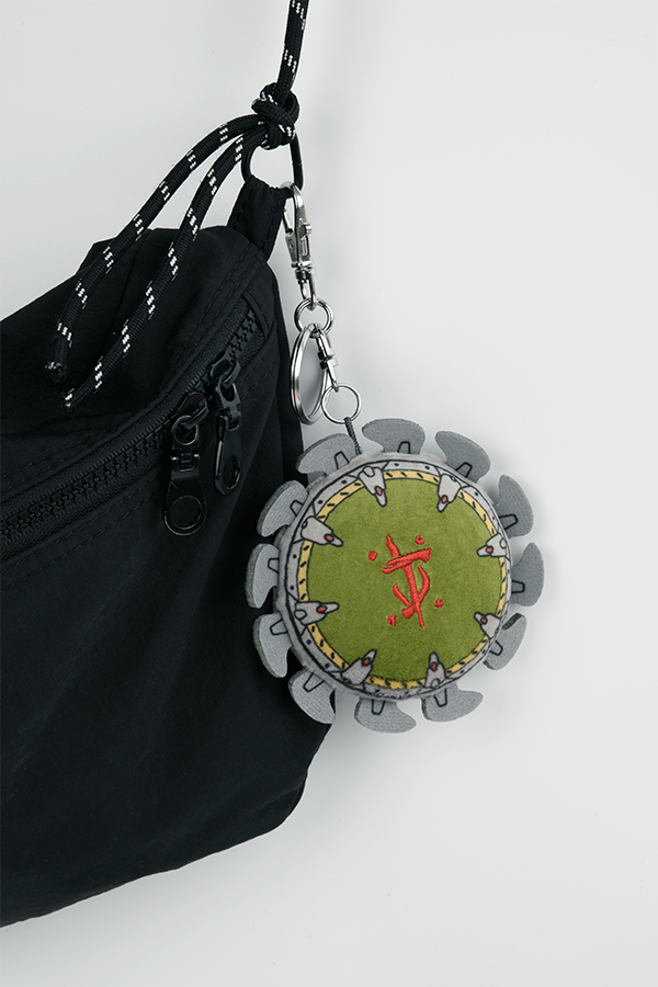 DOOM: The Dark Ages Shield Saw Plush Keychain - Image 4