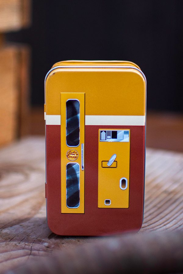 Fallout Nuka Orange Coin Mini Fridge Tin - Image 4