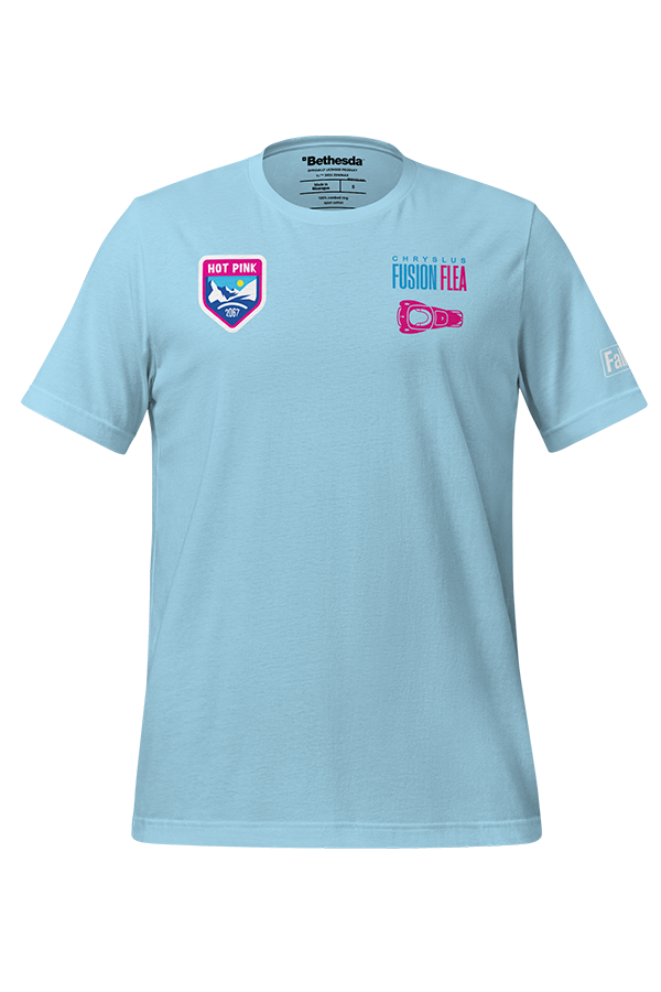 Fallout Hot Pink Fusion Flea Tee - Image 5