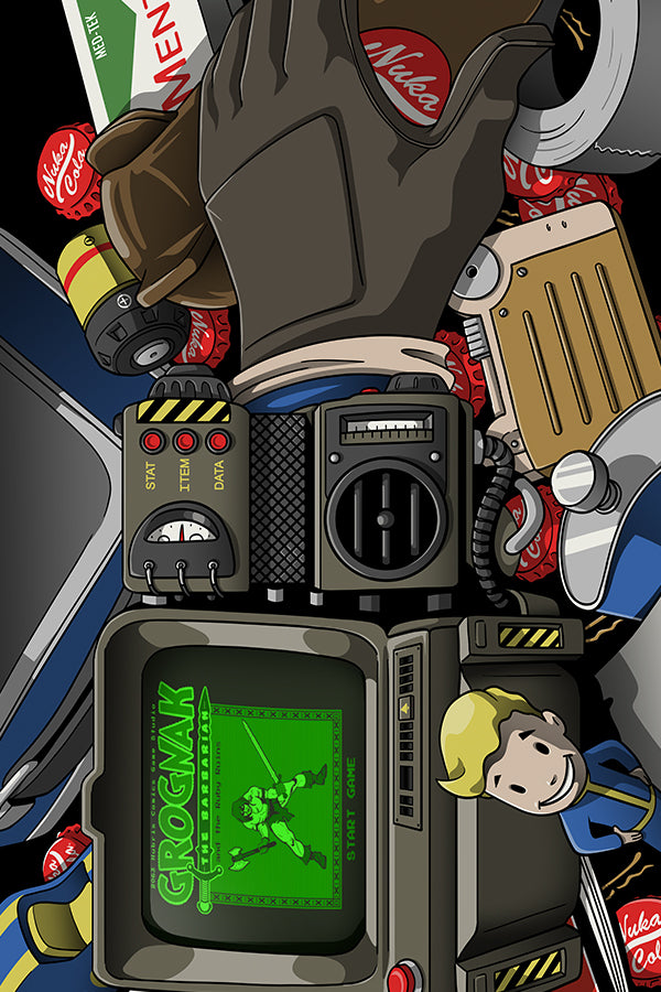 Fallout Wasteland Inventory Skate Deck - Image 5