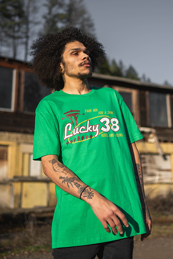 Fallout New Vegas Lucky 38 Casino Tee - Image 5