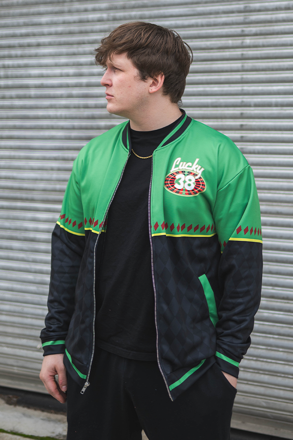 Fallout New Vegas Lucky 38 Bomber Jacket - Image 5