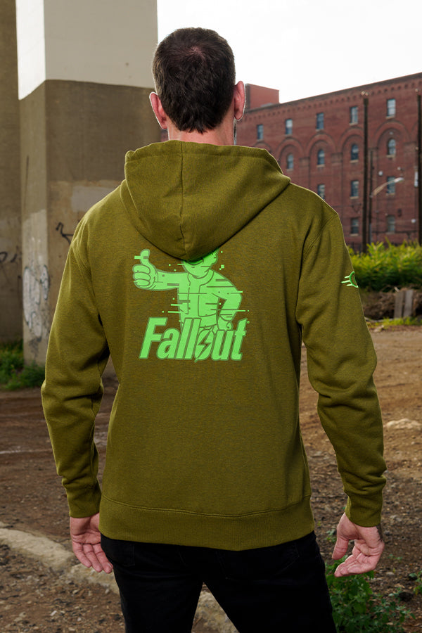 Fallout Analog Pip-Boy Zip-Up Hoodie - Image 7