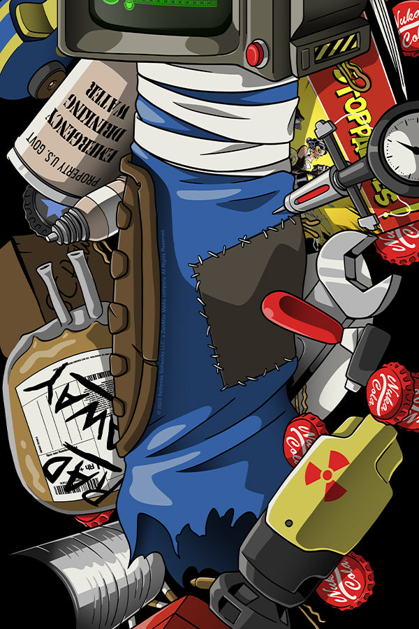 Fallout Wasteland Inventory Skate Deck - Image 4