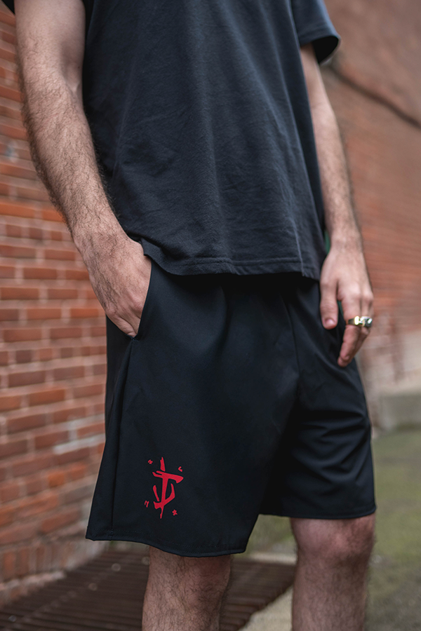 DOOM Run Like Hell Athletic Shorts - Image 6