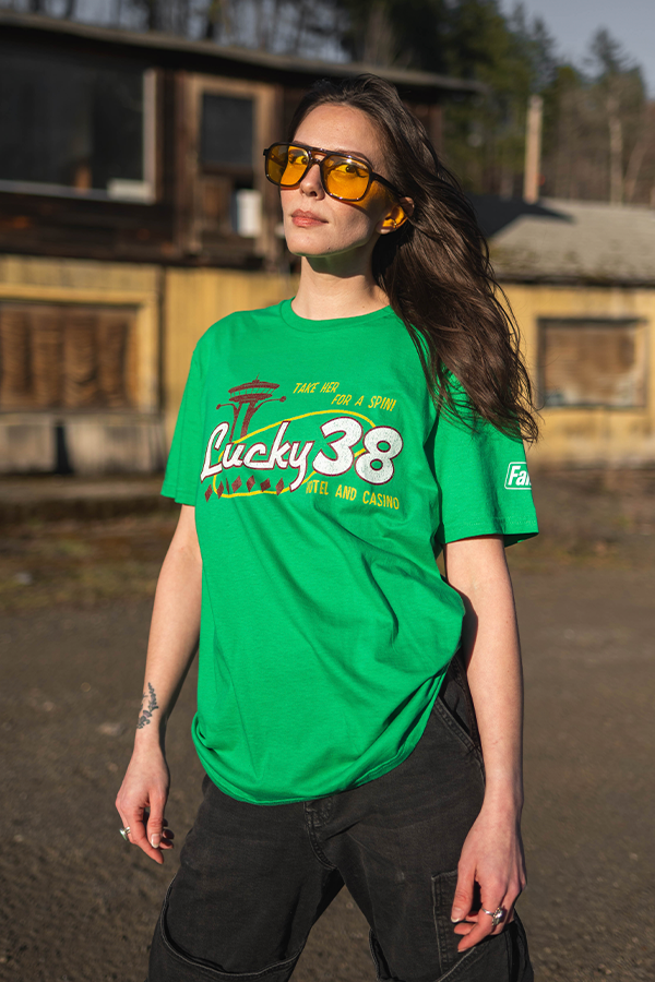 Fallout New Vegas Lucky 38 Casino Tee - Image 6