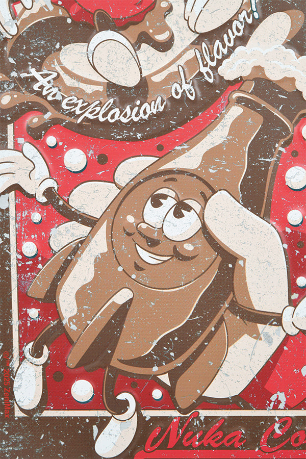 Fallout Nuka-Cola Vintage Ad Metal Sign - Image 6