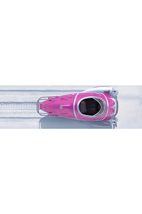 Fallout Hot Pink Snowtrack Flea Die-Cast Replica - Image 6