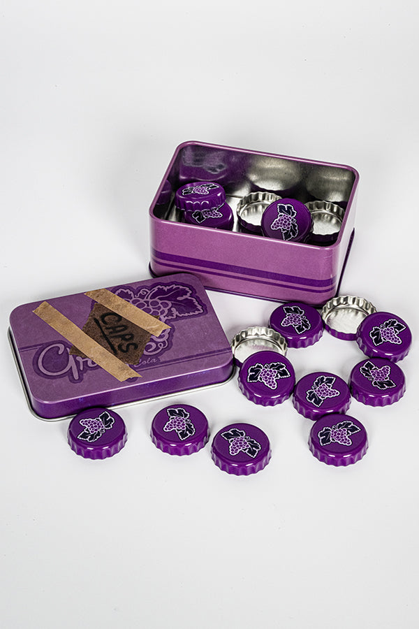 Alternative view of Fallout Bottle Cap Series: Nuka Grape with Collectible Tin
