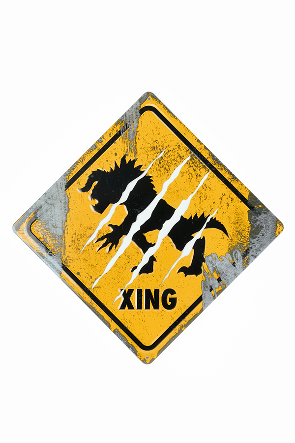 Fallout Deathclaw Crossing Metal Sign - Image 7