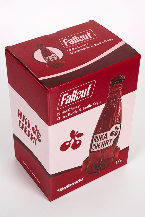 Fallout Nuka Cherry Glass Bottle & Caps - Image 7