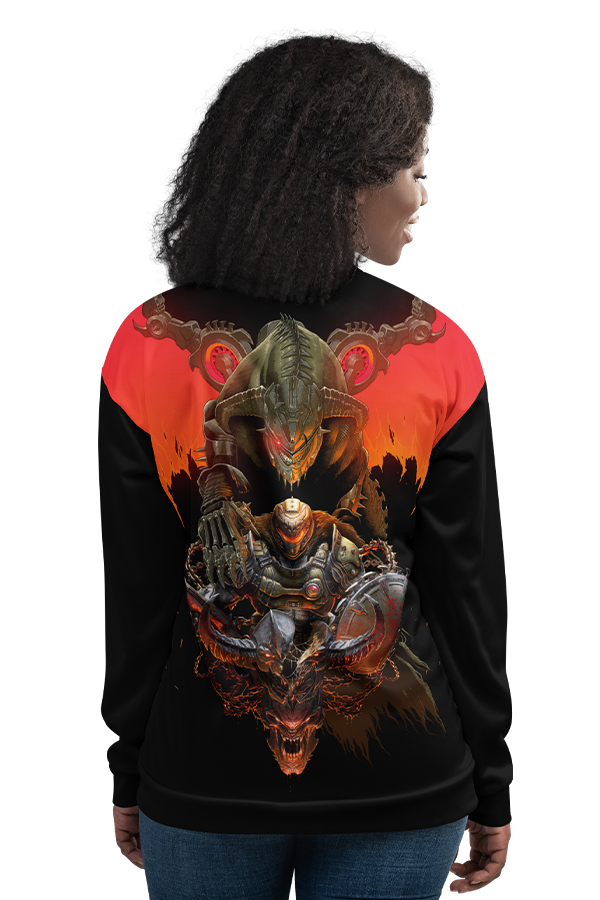 DOOM: The Dark Ages Luke Preece x Billelis Bomber Jacket - Image 7