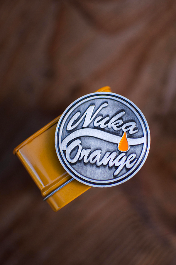 Fallout Nuka Orange Coin Mini Fridge Tin - Image 7