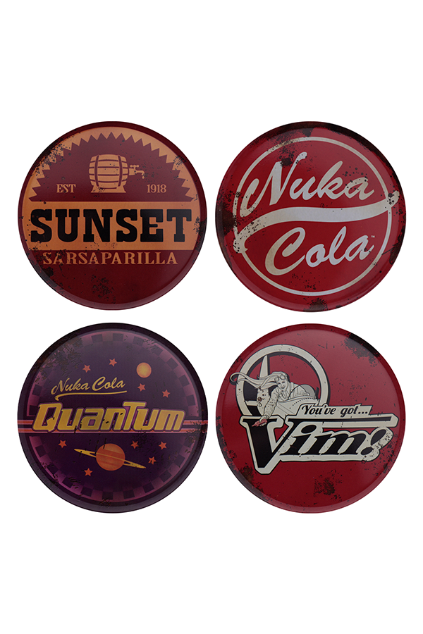 Fallout Set of 4 Metal Coasters - Image 7