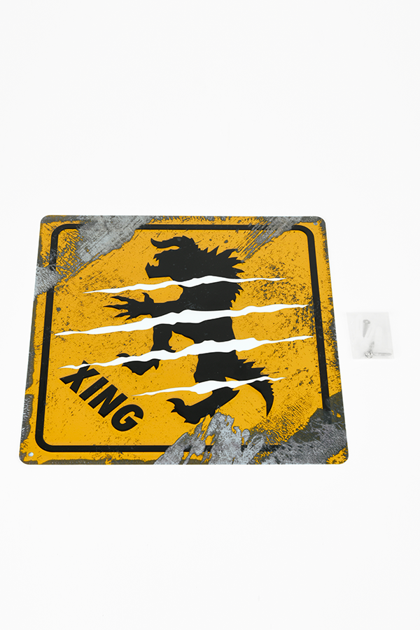 Fallout Deathclaw Crossing Metal Sign - Image 8