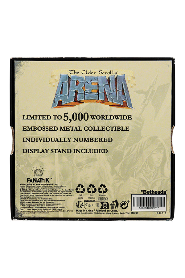 The Elder Scrolls Arena Commemorative Floppy Disk (Antique Silver Edition) - Image 8