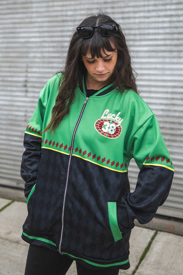Fallout New Vegas Lucky 38 Bomber Jacket - Image 8
